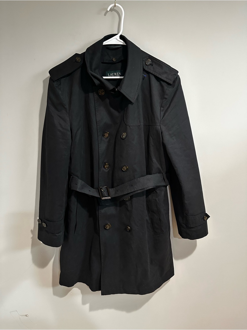 Lauren Ralph Lauren Trench Coat with removable wool liner. 40S